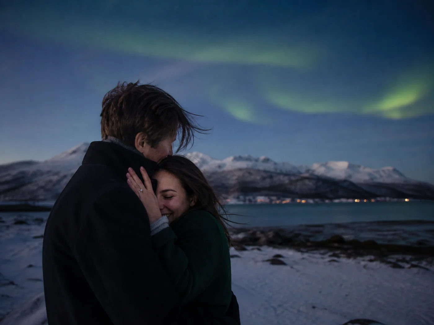 Par fotografert ved Tromsø