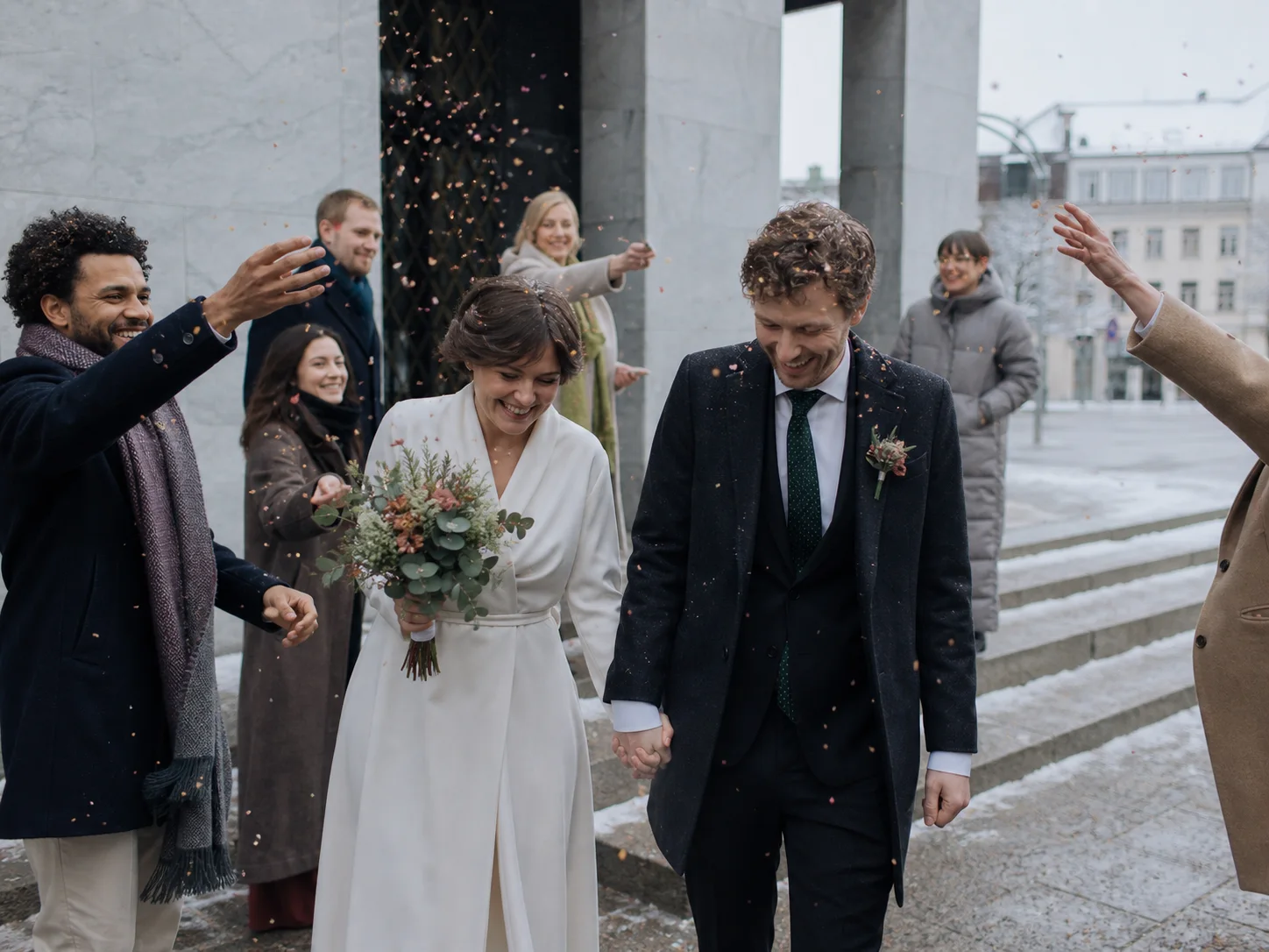 Dokumentarisk bryllupsscene i Oslo